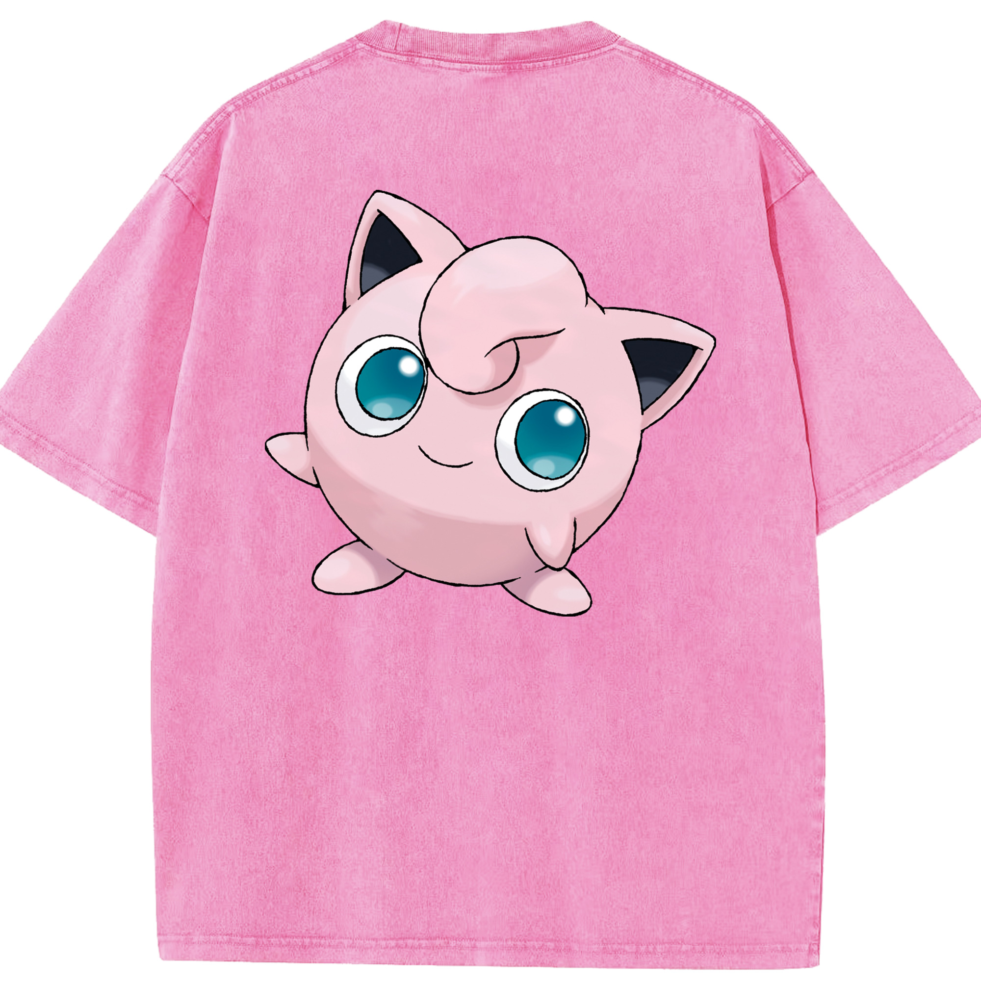 （画像用） ポケットモンスター Pokémon 綿100% ヴィンテージ風 半袖Tシャツ（背面プリント）